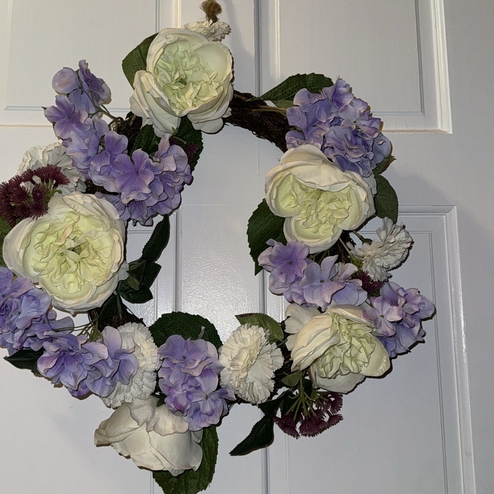FLOWER HANGER FOR DOORS FLORAL ARTIFICIAL - Picture 5 of 6